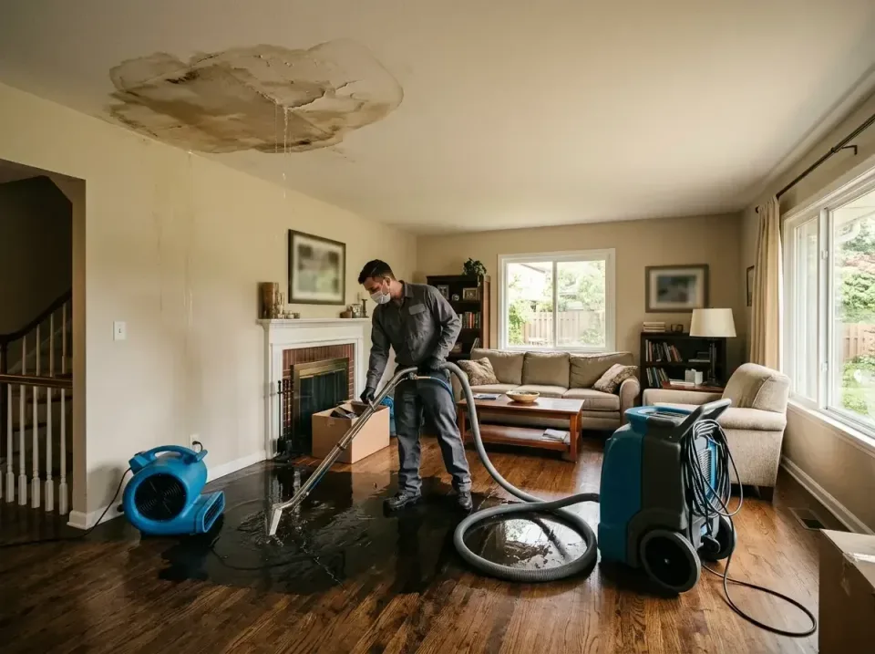 attic-pipe-burst-ceiling-drip-008 — frequently asked questions, Water Damage Restoration & Carpet Care in Lowell, MI
